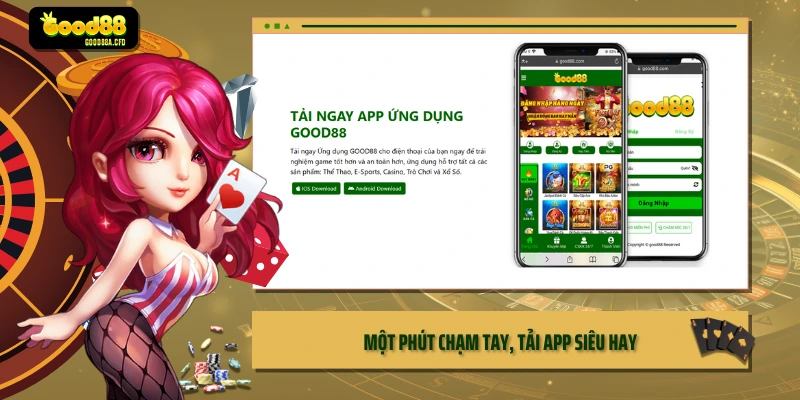 Một phút chạm tay, tải app siêu hay