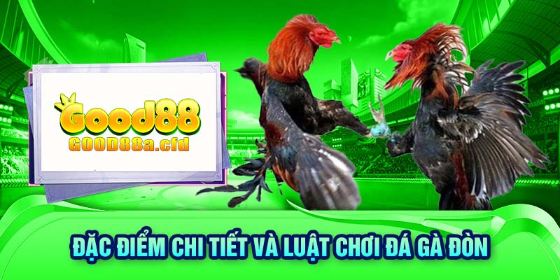 Đặc điểm chi tiết và luật chơi đá gà đòn